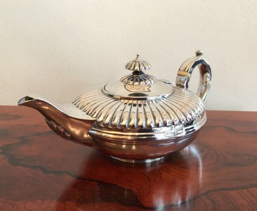 Quality George IV Silver Teapot by Charles Fox, 1828