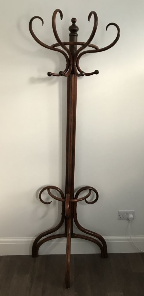 Bentwood Demi Lune Coat & Hat Stand
