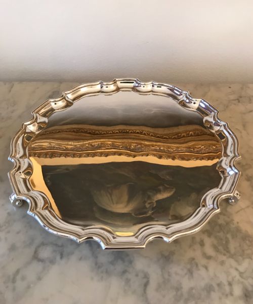 Quality George V Solid Silver Salver