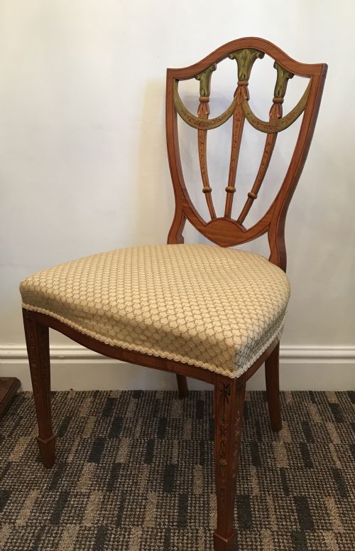 Stunning Edwardian Sheraton Revival Chair (2 of 2)