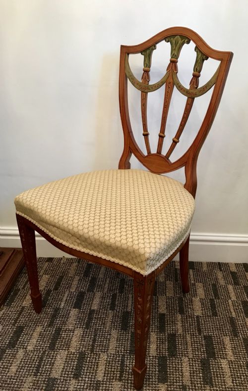 Stunning Edwardian Sheraton Revival Chair (1 of 2)