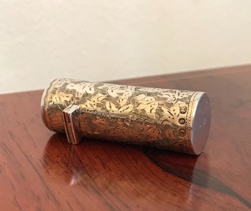 Victorian Silver Scent Bottle by Hilliard & Thomason