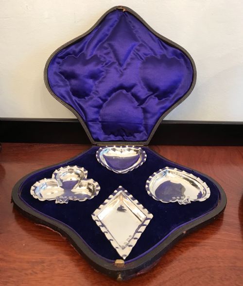 Set of Victorian Pin Trays by a J Zimmerman