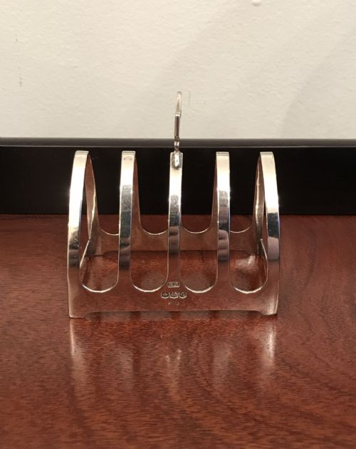 George VI Silver Toast Rack