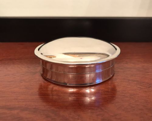 George V Silver Table Snuff Box, 1917