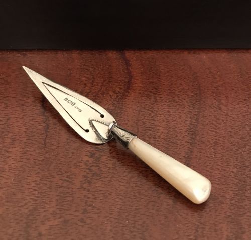 Silver & Mother of Pearl Bookmark