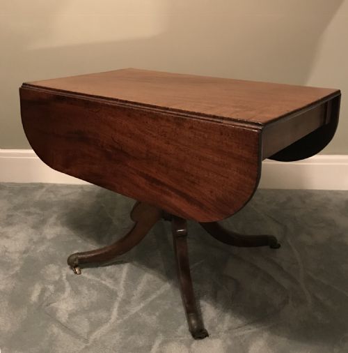 Regency Mahogany Drop Leaf Sofa Table