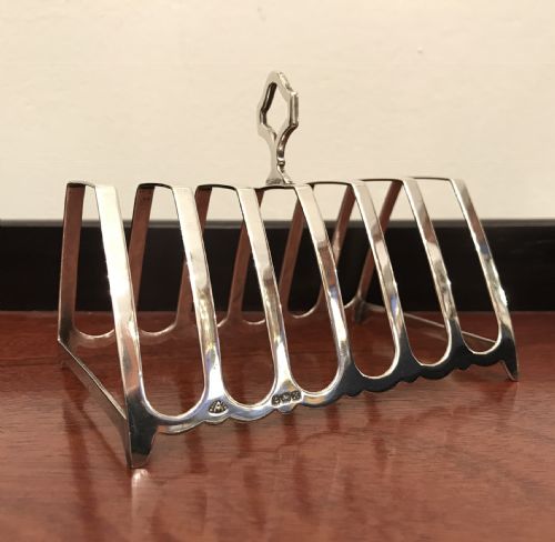 Fabulous Art Deco Silver Toast Rack