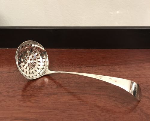 George III Silver Sifter Spoon by Bateman, 1795