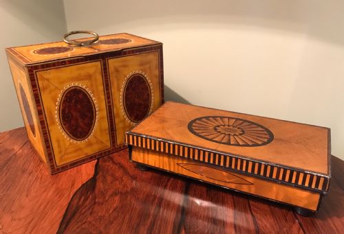 Pair Early 20th Century Biscuit Tins