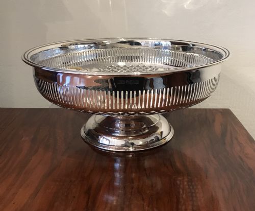 Large Solid Silver Fruit Bowl, 498 Grams