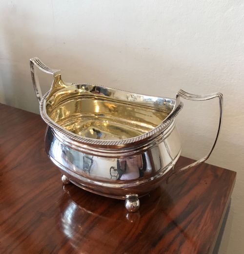 George III Silver Sugar Basin, 290 Grams