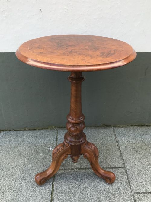 Victorian Burr Walnut Table