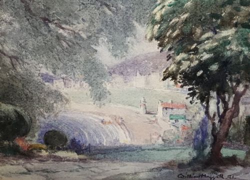 fig 2. William Hoggatt, Watercolour, IOM