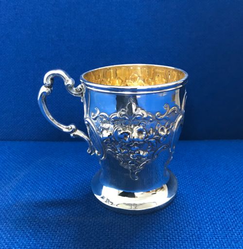 Quality Victorian Silver Mug, 1839