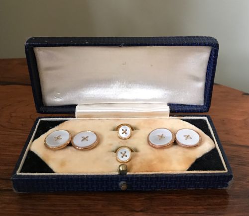 Superb Set of Art Deco Gold Cufflinks