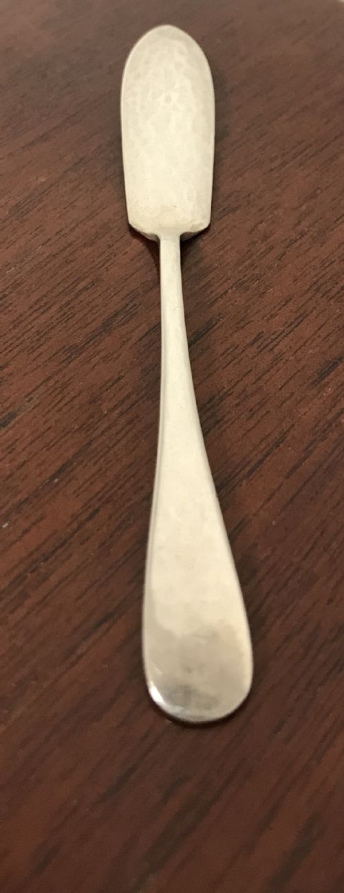 Arts & Crafts Silver Butter Knife by a E Jones