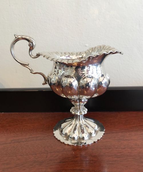Late Arts & Crafts Solid Silver Jug, Chester 1906