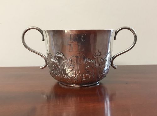 Charles II Silver Porringer