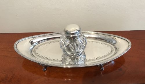 Georgian Silver Inkwell