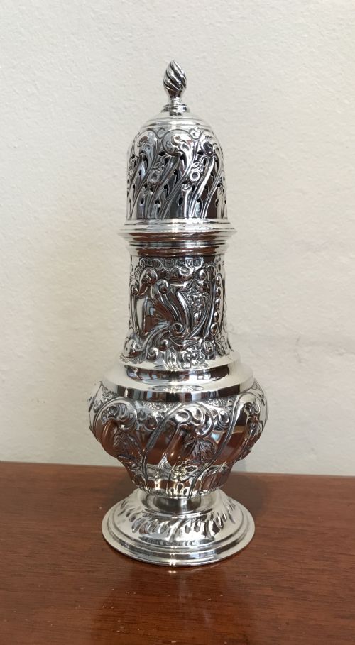 Victorian Silver Sugar Caster, Chester