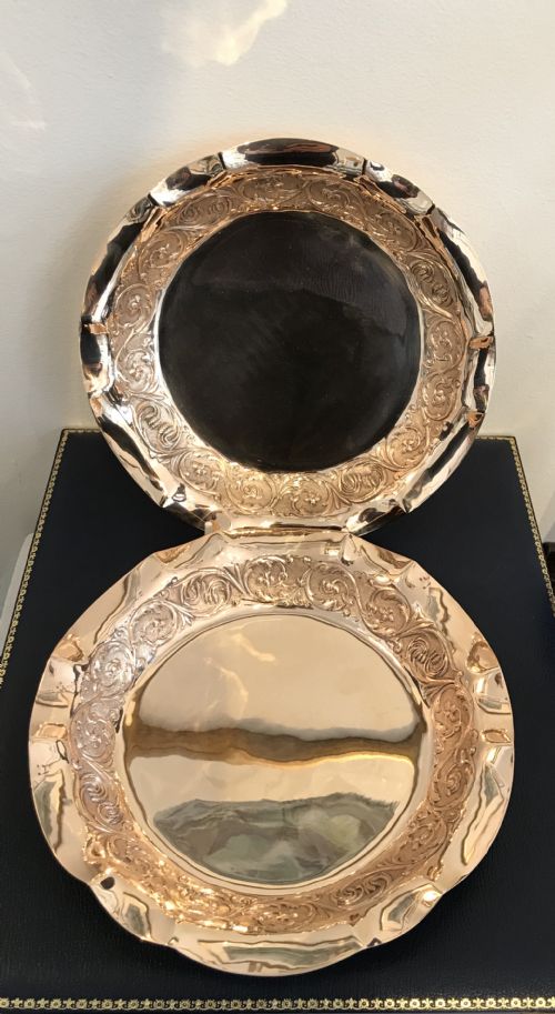 Quality Pair of Silver Gilt Bowls