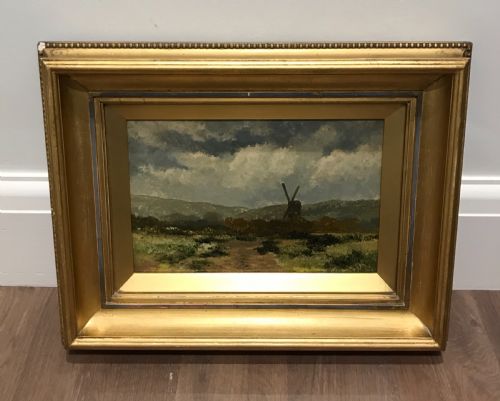 fig 1. Victorian Landscape Oil Painting by William Thomas Reed