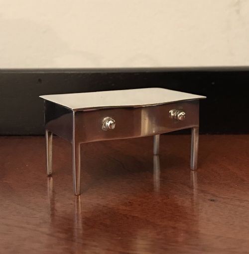 Edwardian Novelty Silver Stamp Box, 1910