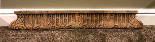 Superb Georgian Oak Carved Door Pediment