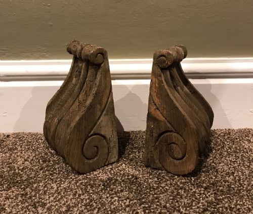 Pair of Georgian Carved Corbels