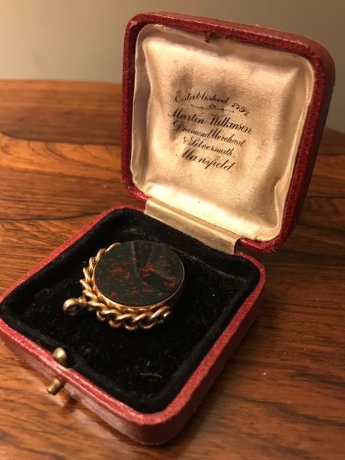 Victorian 9ct Gold Fob, Chester 1892