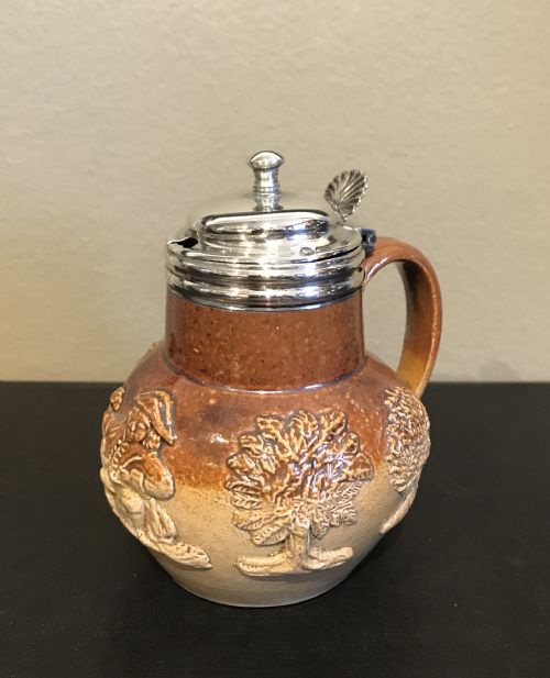 William IV Silver & Stoneware Mustard, 1832