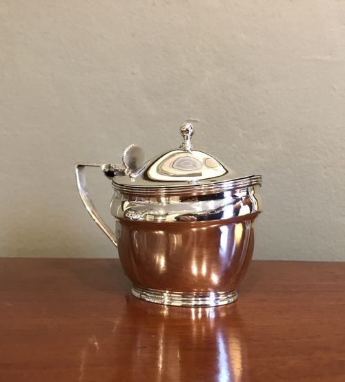 George III Silver Mustard Pot by John Emes
