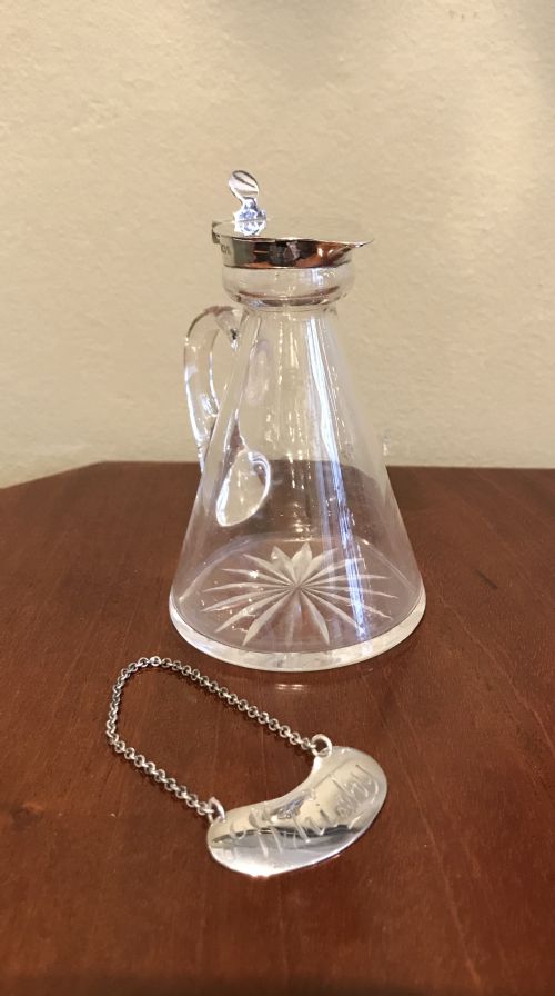 George V Silver Whisky Noggin by Hukin & Heath