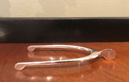 Pair of Wishbone Silver Sugar Tongs