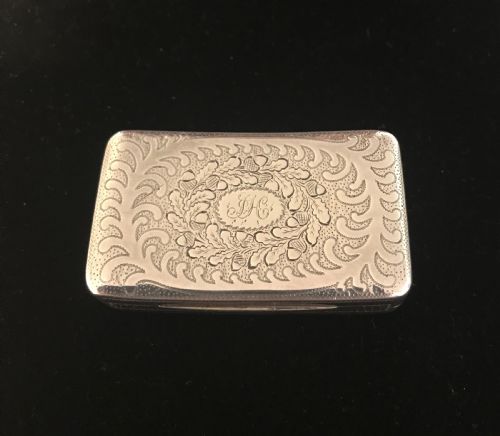 Stunning George III Silver Snuff Box