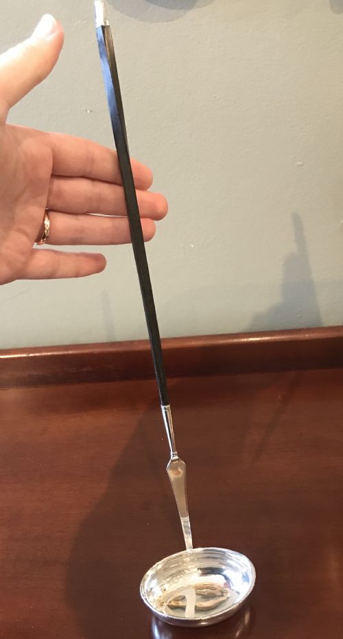George III Silver Toddy Ladle