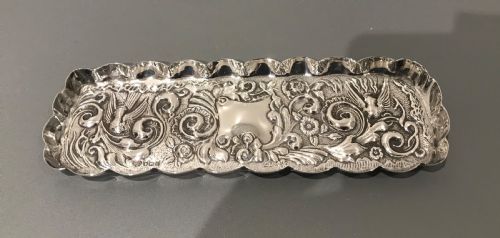 Victorian Silver Tray by Goldsmith & Silversmiths, 1900