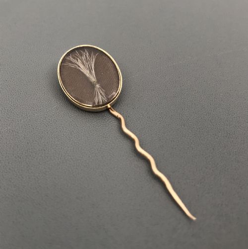 Rare George III Gold Memorial Stick Pin