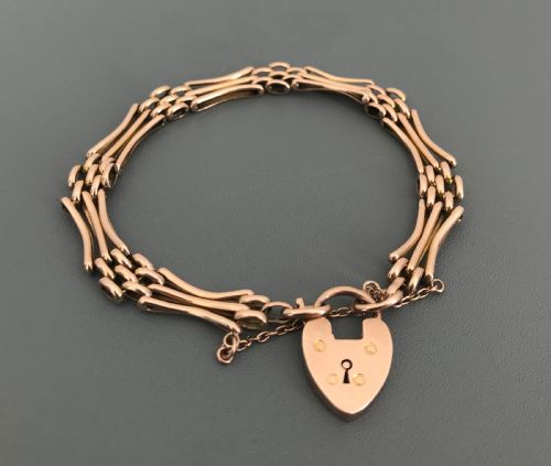 George VI Gold Gate Bracelet