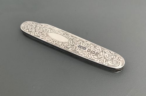 Stunning Edwardian Solid Silver Fruit Pen Knife