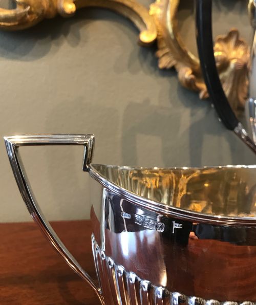fig 1. Stunning Victorian Solid Silver Four Piece Tea and Coffee Set Service