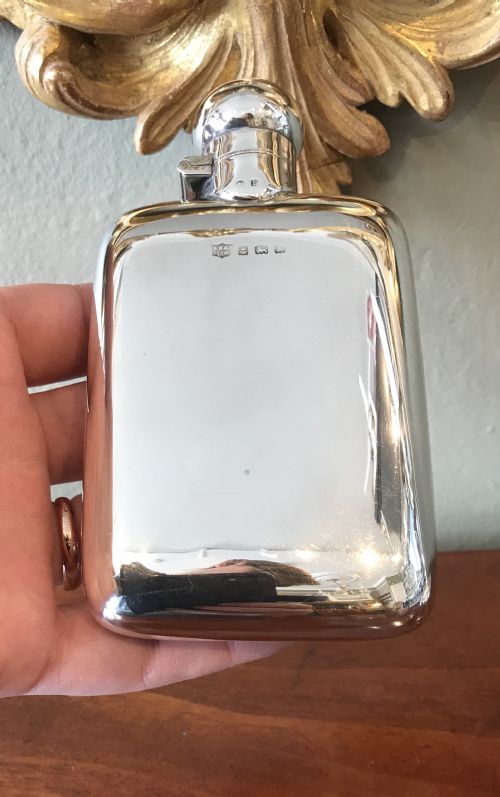 Quality George V Silver Hip Flask