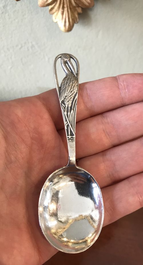 Delightful Chester Silver Caddy Spoon