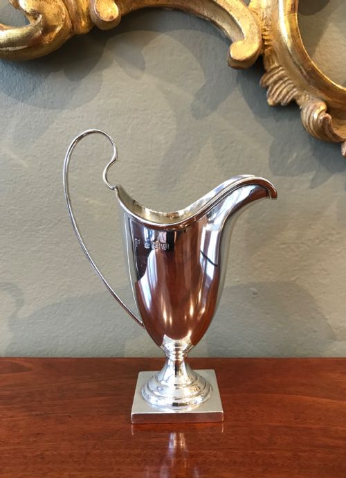 Attractive Solid Silver Cream Jug
