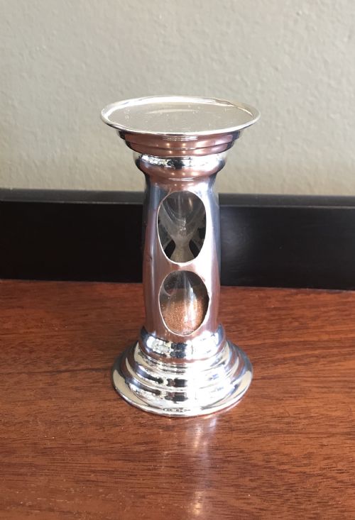 Edwardian Silver Egg Timer by George Unite, 1903