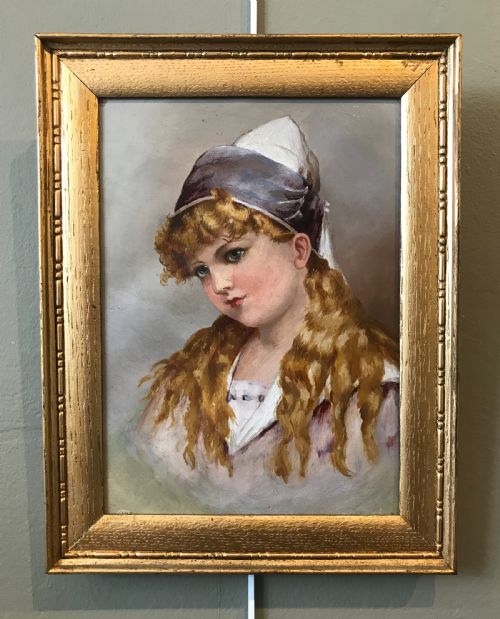 Pretty 20th Century Oil Painting