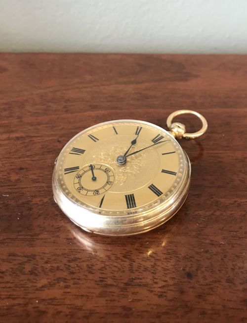 Victorian 18ct Gold Pocket Watch by E W Streeter