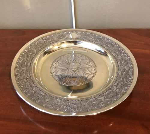 Victorian Silver Gilt Plate by Garrard, 1873
