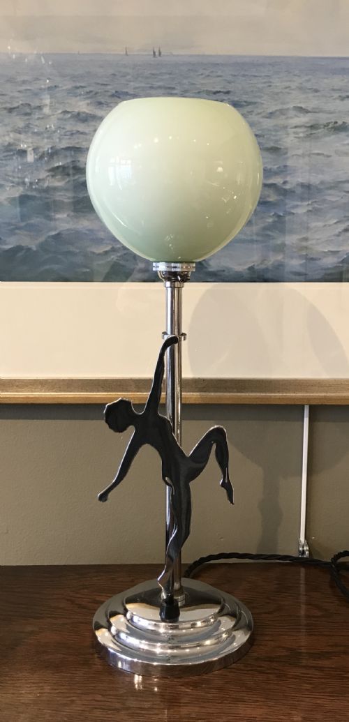 Fabulous Art Deco Chrome Table Lamp